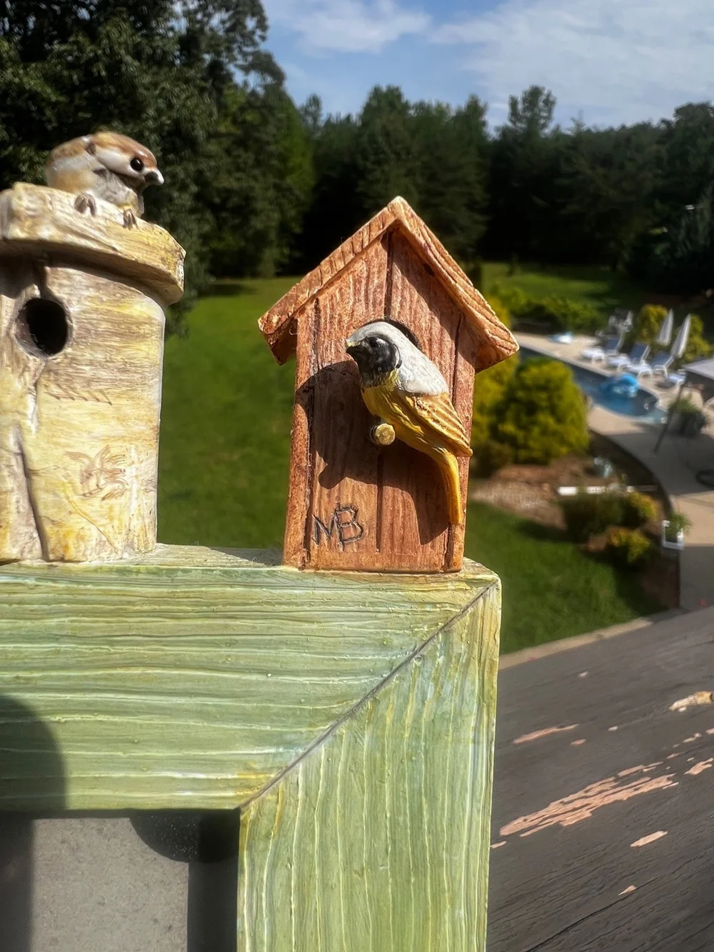 Vintage Hallmark Marjolein Bastin Nature’s Sketchbook Birdhouse Frame